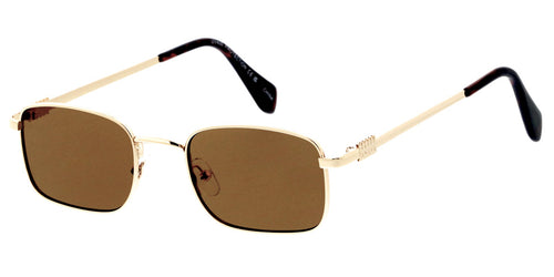 5371 Unisex Metal Small Vintage Inspired Rectangle Frame