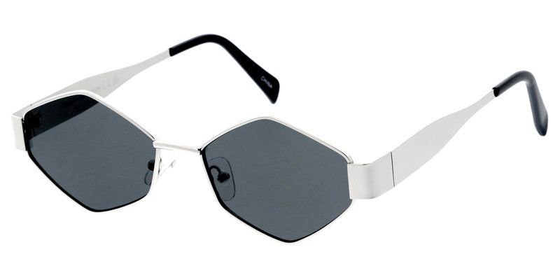 5377 Unisex Metal Vintage Medium Hexagonal Frame