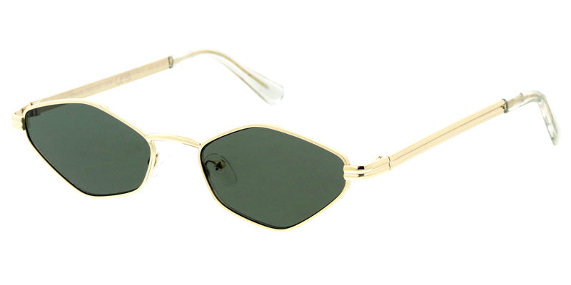 5385 Unisex Metal Vintage Small Hexagonal Frame – Sunny Sunglasses