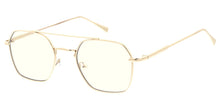 5389BLF/CLR Unisex Medium Metal Geometrical Aviator Frame Blue Light Filtering Computer Glasses