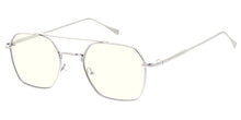 5389BLF/CLR Unisex Medium Metal Geometrical Aviator Frame Blue Light Filtering Computer Glasses