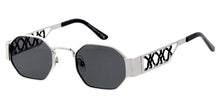 5402 Unisex Metal Vintage Medium Geometrical Frame w/ Netted Arms