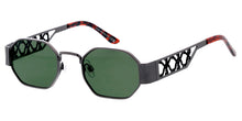 5402 Unisex Metal Vintage Medium Geometrical Frame w/ Netted Arms