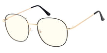 5408BLF/CLR Unisex Large Metal Hipster Round Frame Blue Light Filtering Computer Glasses