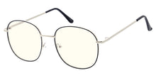 5408BLF/CLR Unisex Large Metal Hipster Round Frame Blue Light Filtering Computer Glasses