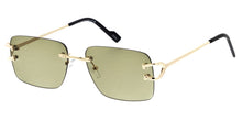 5412TL Unisex Medium Metal Vintage Inspired Rectangular Frame w/ Photochromic Lens
