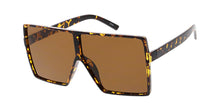 7317 Women's Oversized Plastic Square Frame