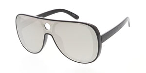 7413RV Plastic Large Shield Aviator Frame w/ Color Mirror Lens