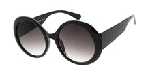 7681 Women's Plastic Large Rounded Vintage Inspired Frame