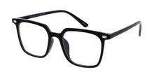 80042BLF/CLR Unisex Plastic Medium Classic Frame  w/ Blue Light Filtering Clear Lens Computer Glasses