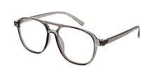 80178BLF/CLR Women's Plastic Large Aviator Frame Blue Light Filtering Computer Glasses