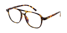 80178BLF/CLR Women's Plastic Large Aviator Frame Blue Light Filtering Computer Glasses