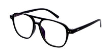 80178BLF/CLR Women's Plastic Large Aviator Frame Blue Light Filtering Computer Glasses