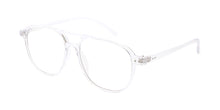 80178BLF/CLR Women's Plastic Large Aviator Frame Blue Light Filtering Computer Glasses