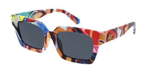 80366 Unisex Plastic Large Square Frame