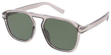80373 Unisex Medium Plastic Aviator Bridgeless Frame w/ Metal Accent