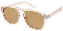 80373 Unisex Medium Plastic Aviator Bridgeless Frame w/ Metal Accent