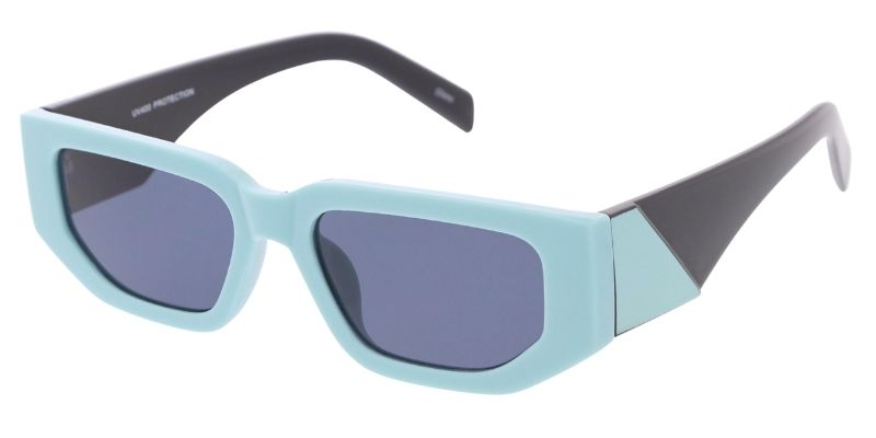 Fashion- Two-Tone Square Sunglasses Two-Tone Square Metal Frame Sunglasses | Anne Klein main image 4