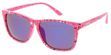 80394KSH/RV KUSH Plastic Large Speckle Printed Thin Frame w/ Color Mirror Lens