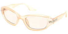 80495 Unisex Plastic Futuristic Rectangle Frame w/ Metal Accents
