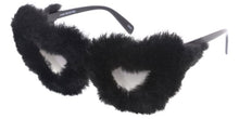 80523HRT Women's Plastic Large Heart Frame w/ Fur Trim