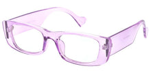 80545BLF/CLR Women's Plastic Small Rectangular Hipster Vintage Inspired Computer Glasses Blue Light Filtering Clear Lens