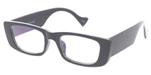 80545BLF/CLR Women's Plastic Small Rectangular Hipster Vintage Inspired Computer Glasses Blue Light Filtering Clear Lens