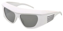 80549 Unisex Plastic Oversized Futuristic Wrap Frame
