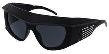 80549 Unisex Plastic Oversized Futuristic Wrap Frame