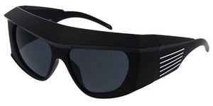 80549 Unisex Plastic Oversized Futuristic Wrap Frame
