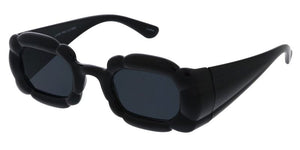 80561 Women's Plastic Medium Rectangle Futuristic Frame