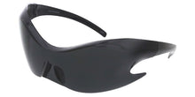 80574 Unisex Plastic Oversize Wrap Around Futuristic Frame