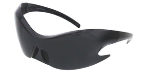 80574 Unisex Plastic Oversize Wrap Around Futuristic Frame