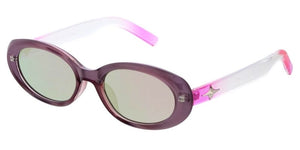 80581 Unisex Plastic Medium Oblong Frame w/ Metal Accent on Temple