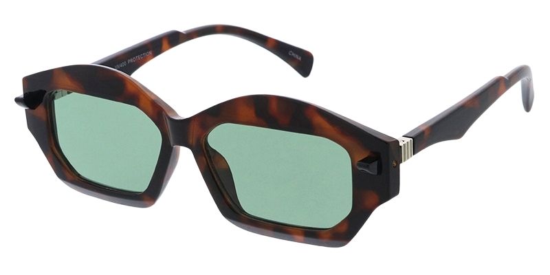 80597 Unisex Plastic Medium Geometrical Frame