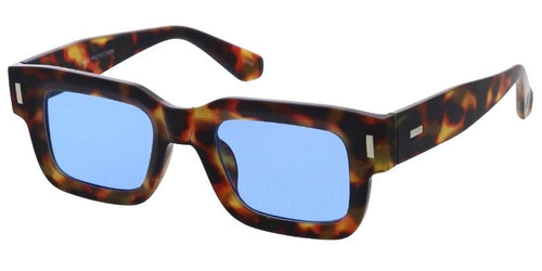 80610 Unisex Plastic Medium Square Thick Chunky Frame w/ Metal Details