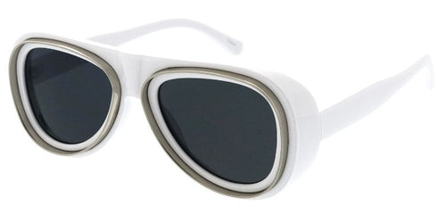 80612 Unisex Plastic Medium Teardrop Vintage Inspired Steampunk Frame