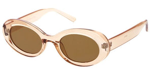 80619 Women's Plastic Medium Round Vintage Inspired Retro Frame