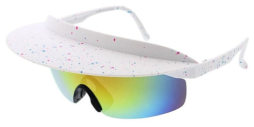 80624RV Unisex Plastic Large Retro Sport Visor Frame