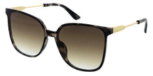 80632 Women's Large Plastic Square Hipster Frame w/ Metal Temple