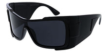 80636 Women's Plastic Large Rectangular Futuristic Shield Frame