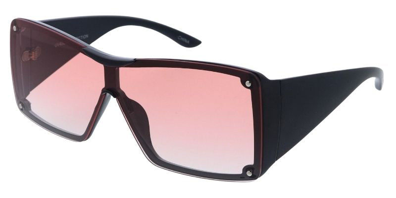 80665 Unisex Plastic Large Rectangular Shield Frame – Sunny Sunglasses