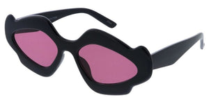 80670 Women's Plastic Large Geometrical Frame