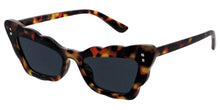 80676 Women's Plastic Medium Wavy Cat Eye Frame