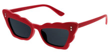 80676 Women's Plastic Medium Wavy Cat Eye Frame
