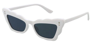 80676 Women's Plastic Medium Wavy Cat Eye Frame