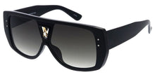 80761 Unisex Plastic Large Rounded Shield Frame w/ Rhinestone Adornment