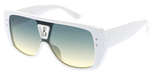 80761 Unisex Plastic Large Rounded Shield Frame w/ Rhinestone Adornment