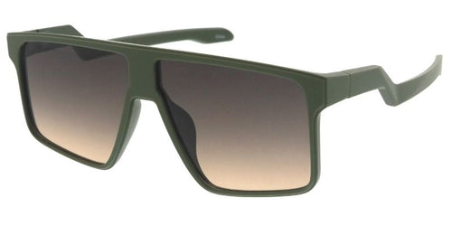 80779 Men's Large Plastic Square Frame w/ Dropped Temples