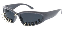 80788 Unisex Plastic Medium Wrap Around Futuristic Spike Novelty Frame